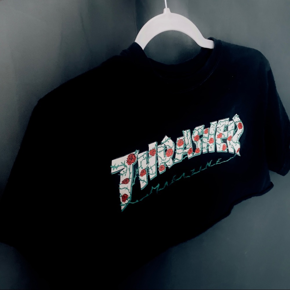 Custom Thrasher Crop Top